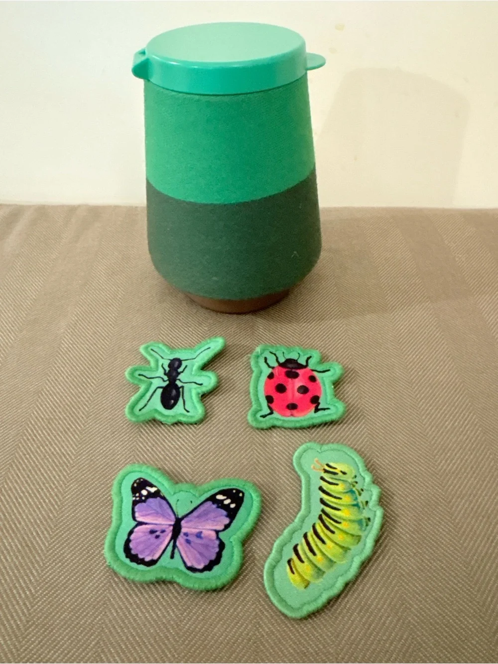 Lovevery “fuzzy bug shrub” toy (months 16, 17, 18) the adventurer play kit